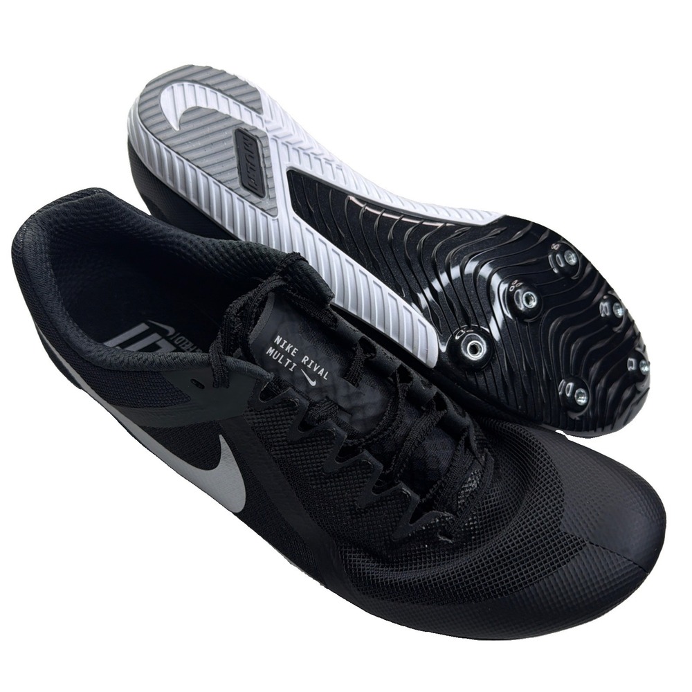 Nike Zoom Rival Multi Track & Field Black White Men Sz 15 FZ9664-001 No Spikes